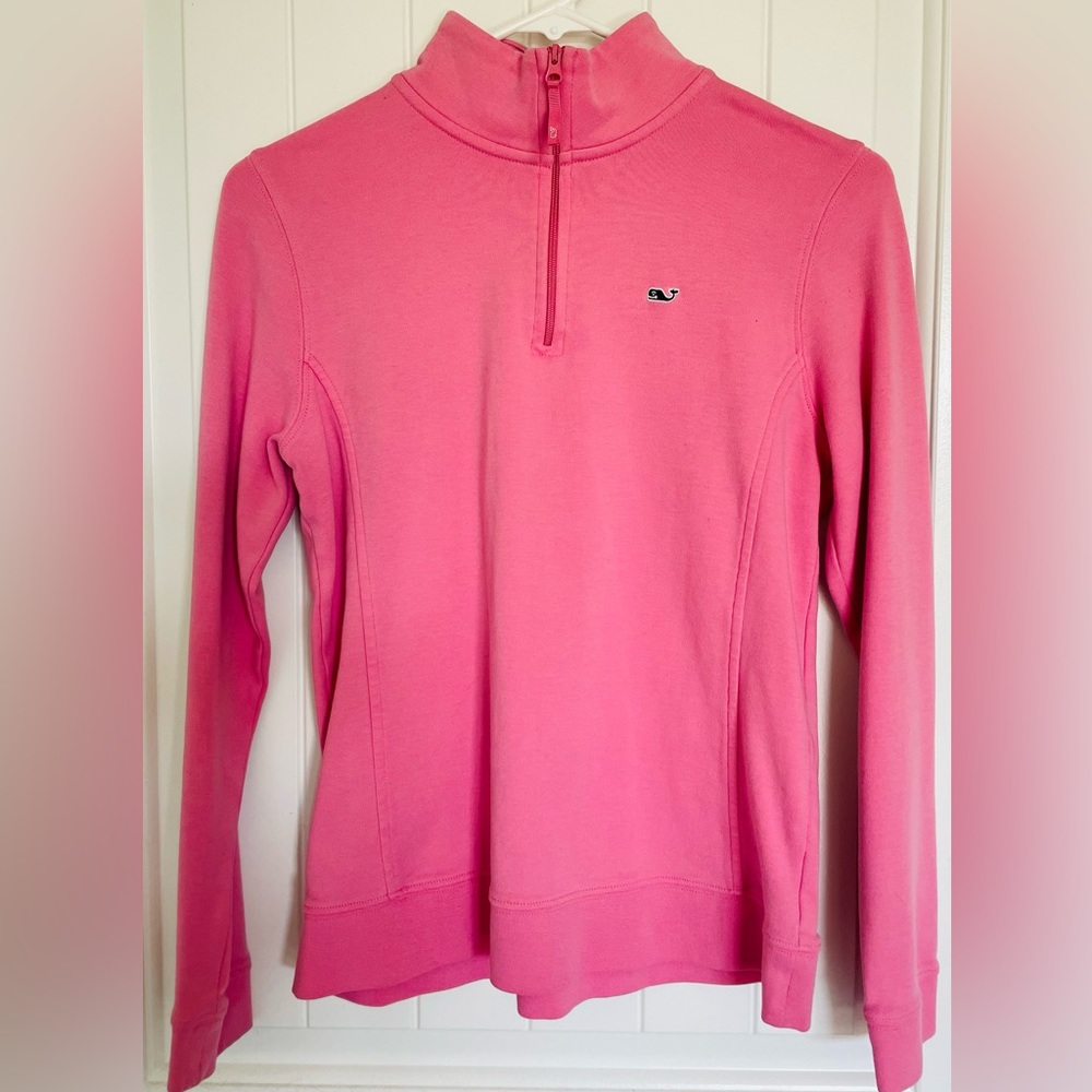 Vineyard Vines XS Pink Pullover with zipper